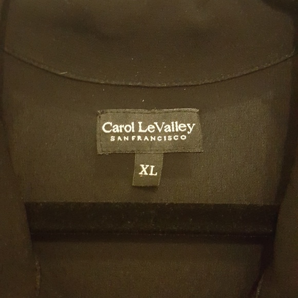 Ladies black blouse - Picture 2 of 5